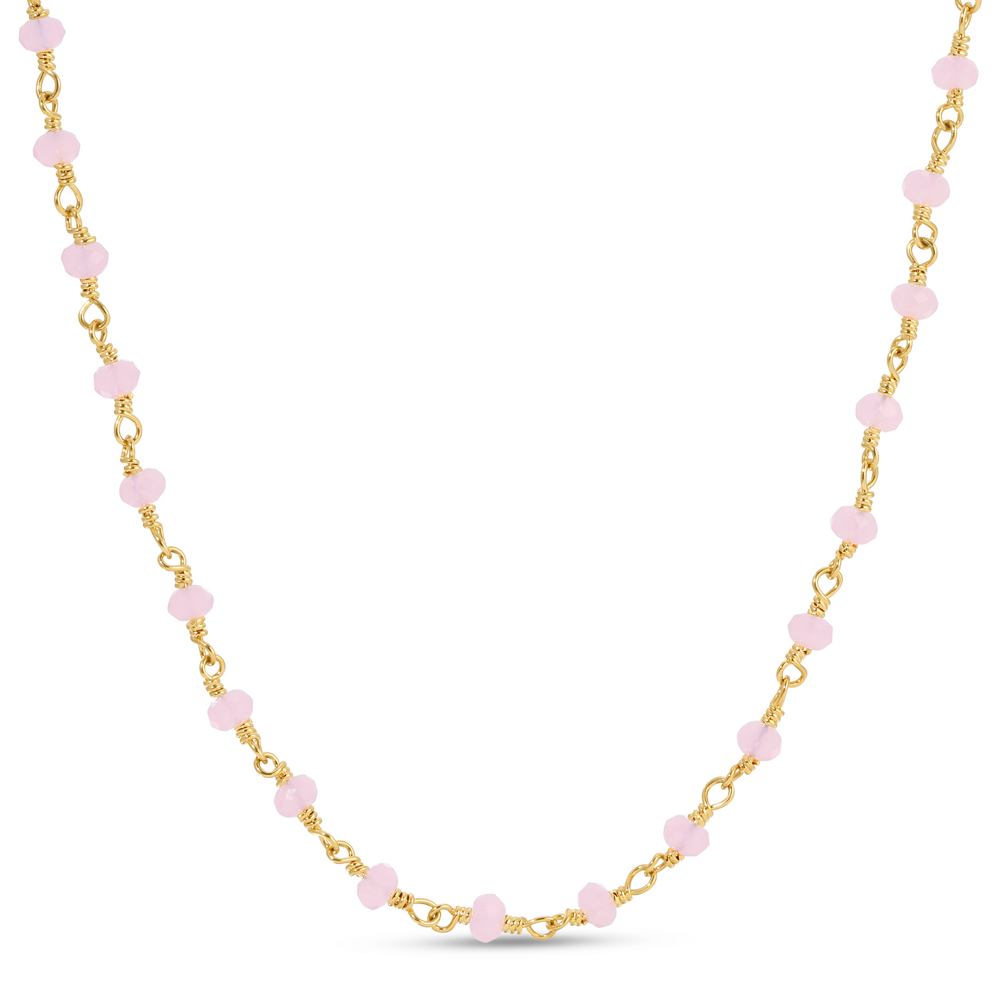 LUXE TURQUOISE CLOVER ROSE GOLD NECKLACE – Alique